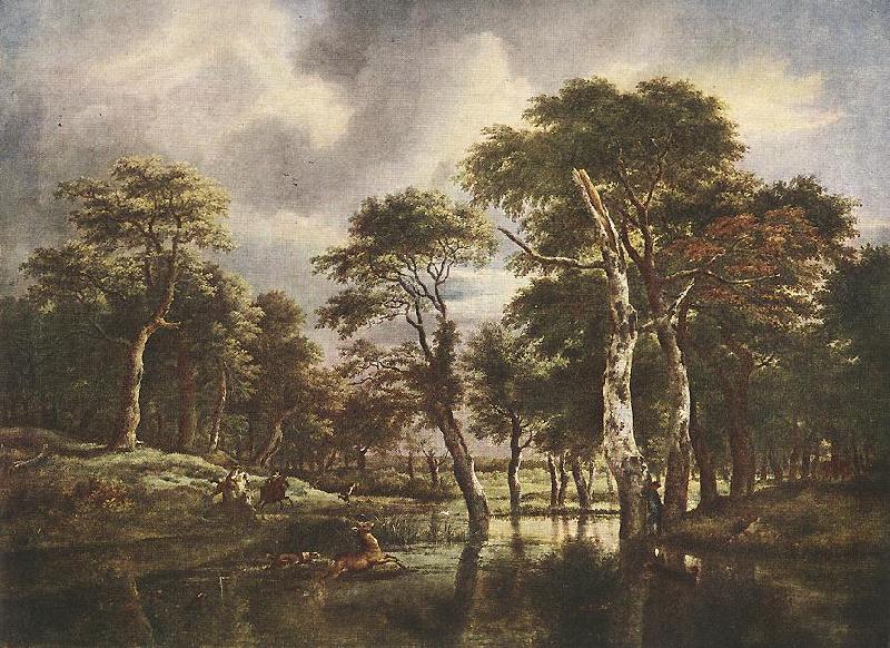 Jacob van Ruisdael The Hunt oil painting picture